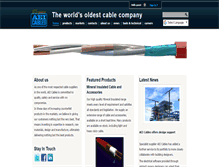 Tablet Screenshot of aeicables.co.uk